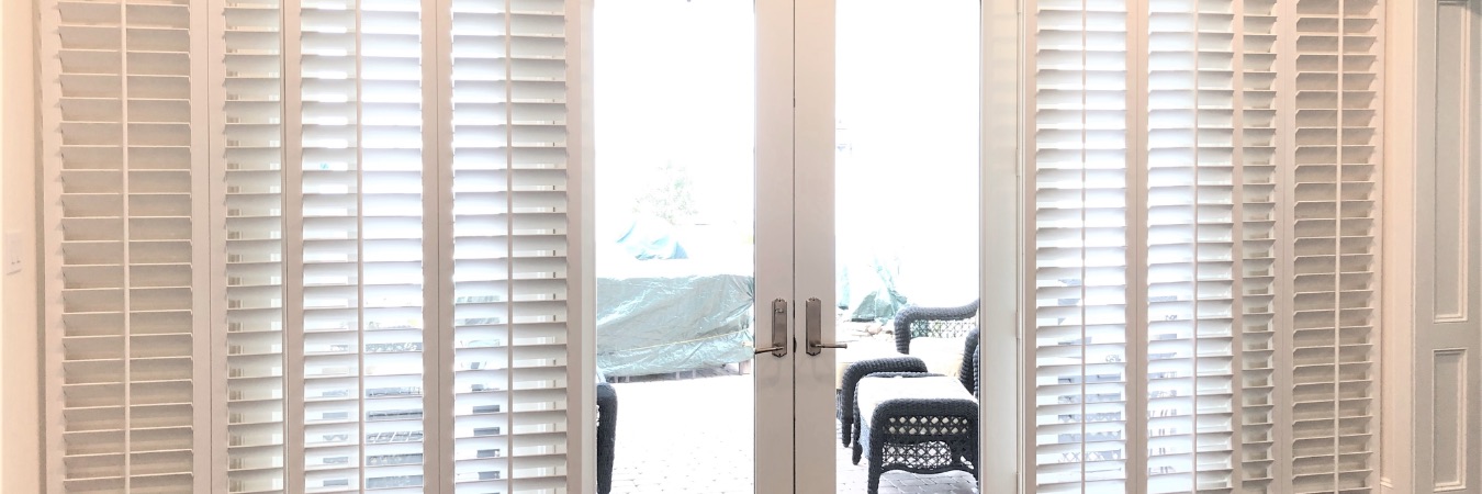 Sliding door shutters in Seattle